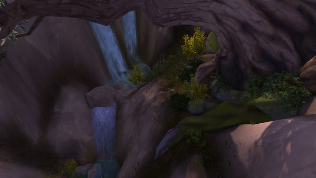 Llothien cave entrance