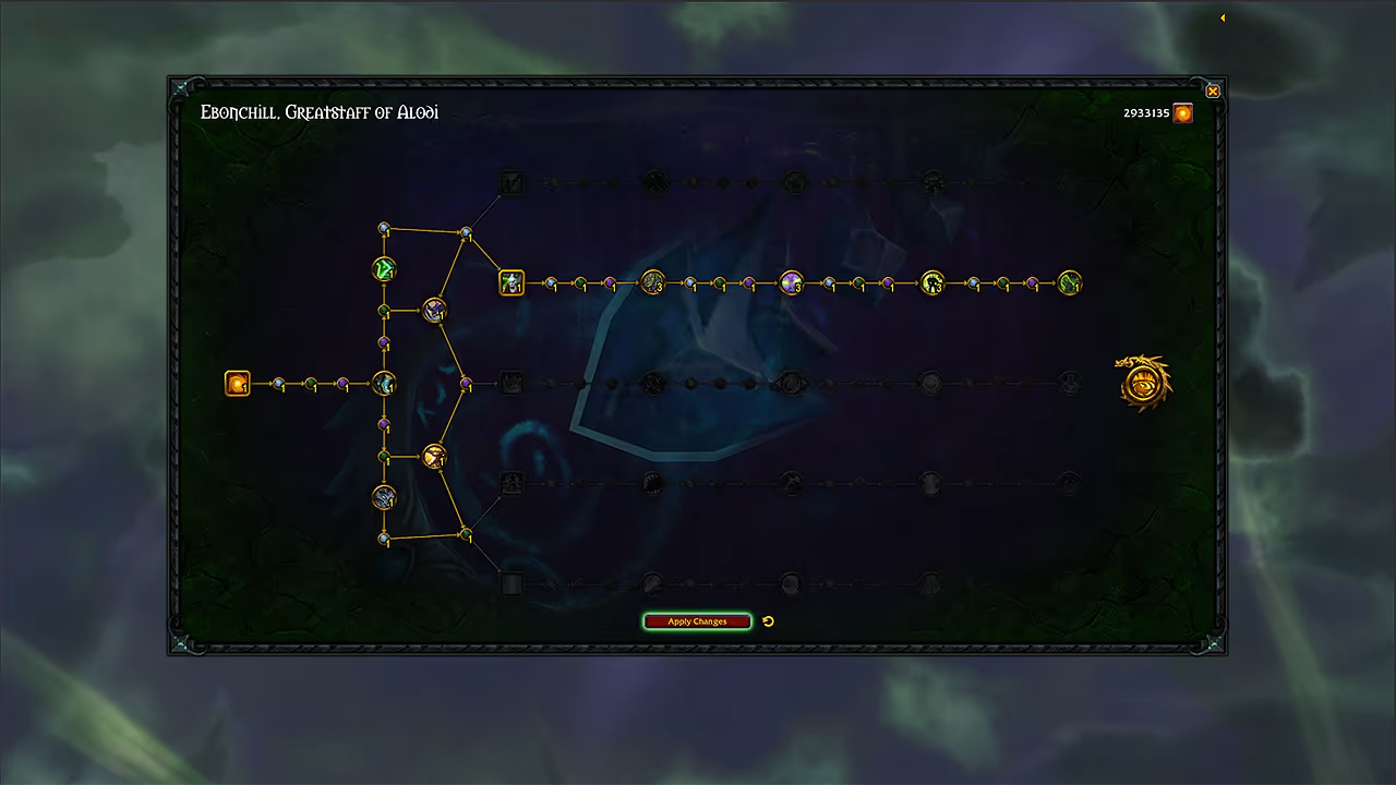Infinite Artifact Weapon Trait Tree
