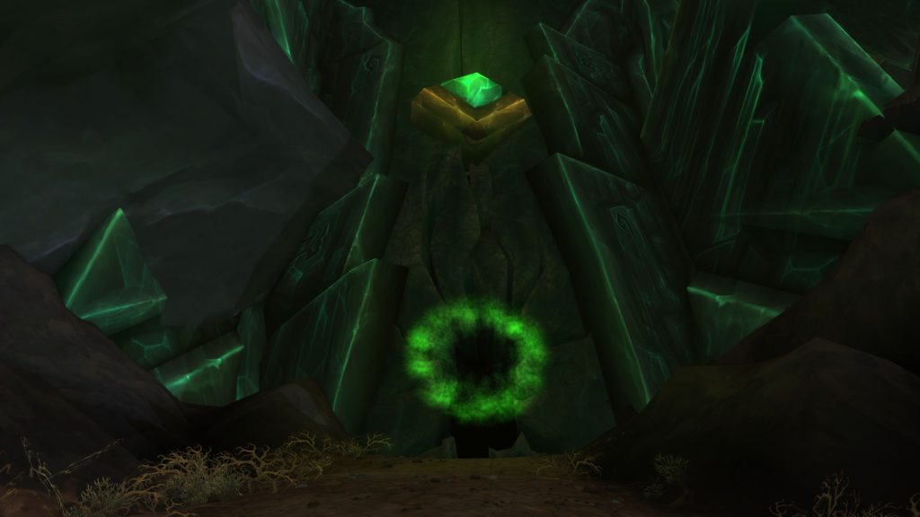 Antorus raid entrance in Antoran Wastes
