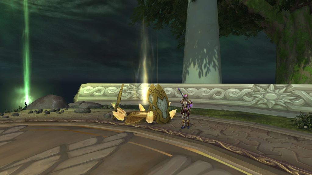 Lightforged beacon at Krasus Landing