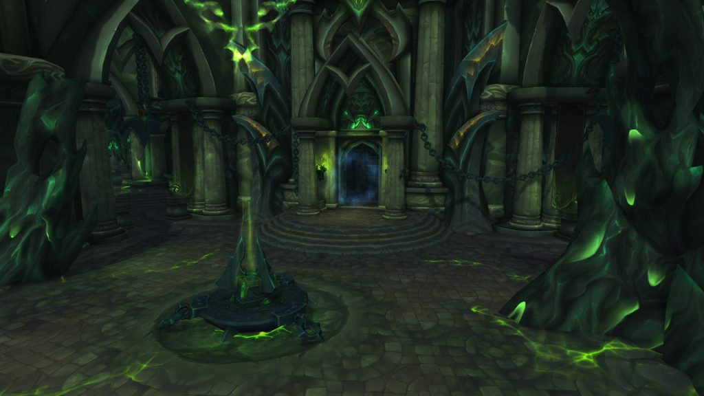 Cathedral of Eternal Night dungeon portal beside Tomb of Sargeras